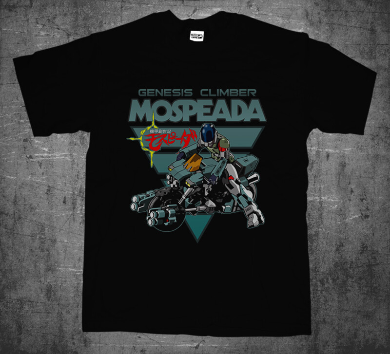 Genesis Climber Mospeada Japan Retro 80s Mecha Anime Robot Rare Design T-shirt