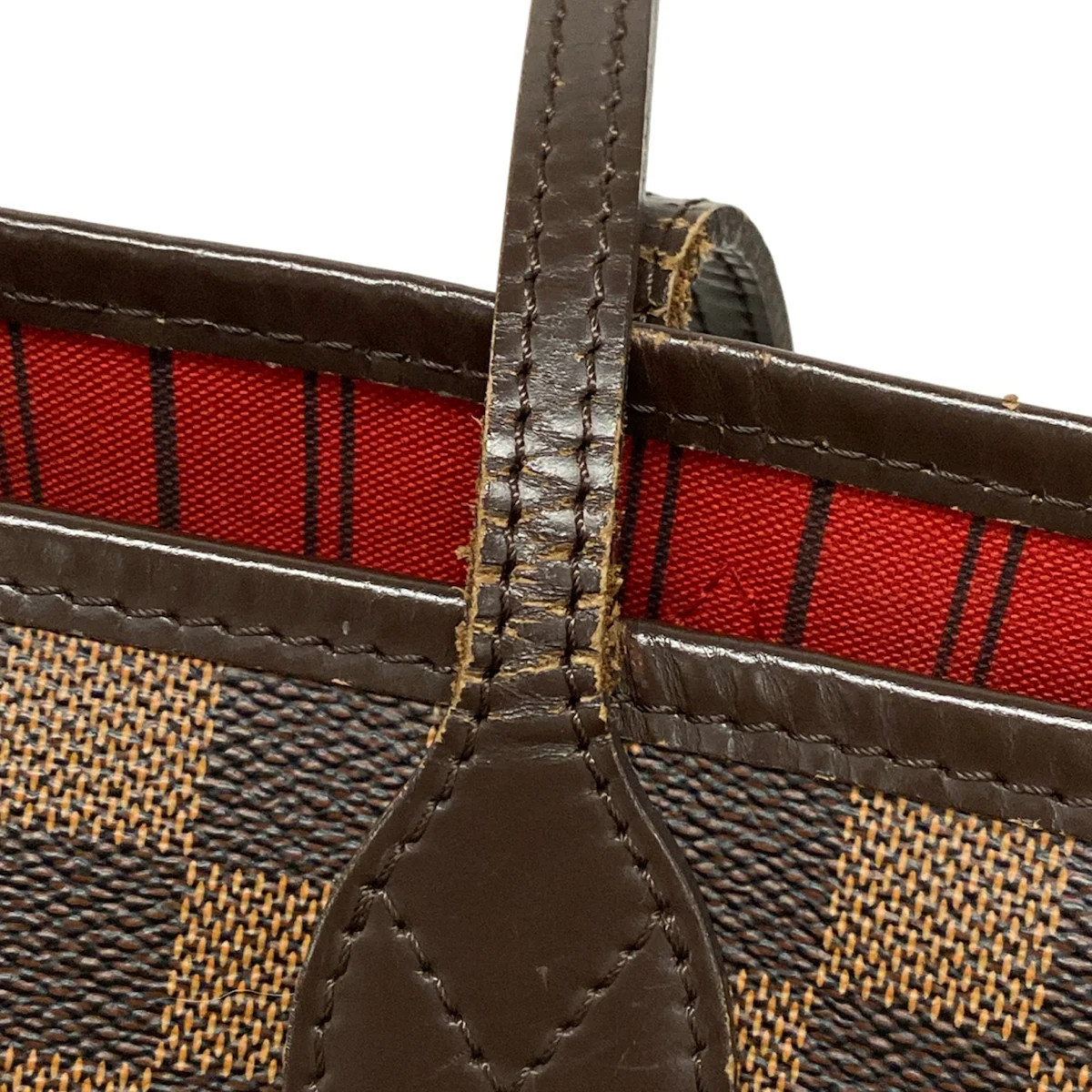 LOUIS VUITTON Neverfull MM N51105 Ebene Damier GI3162 Tote Bag Damier Canvas