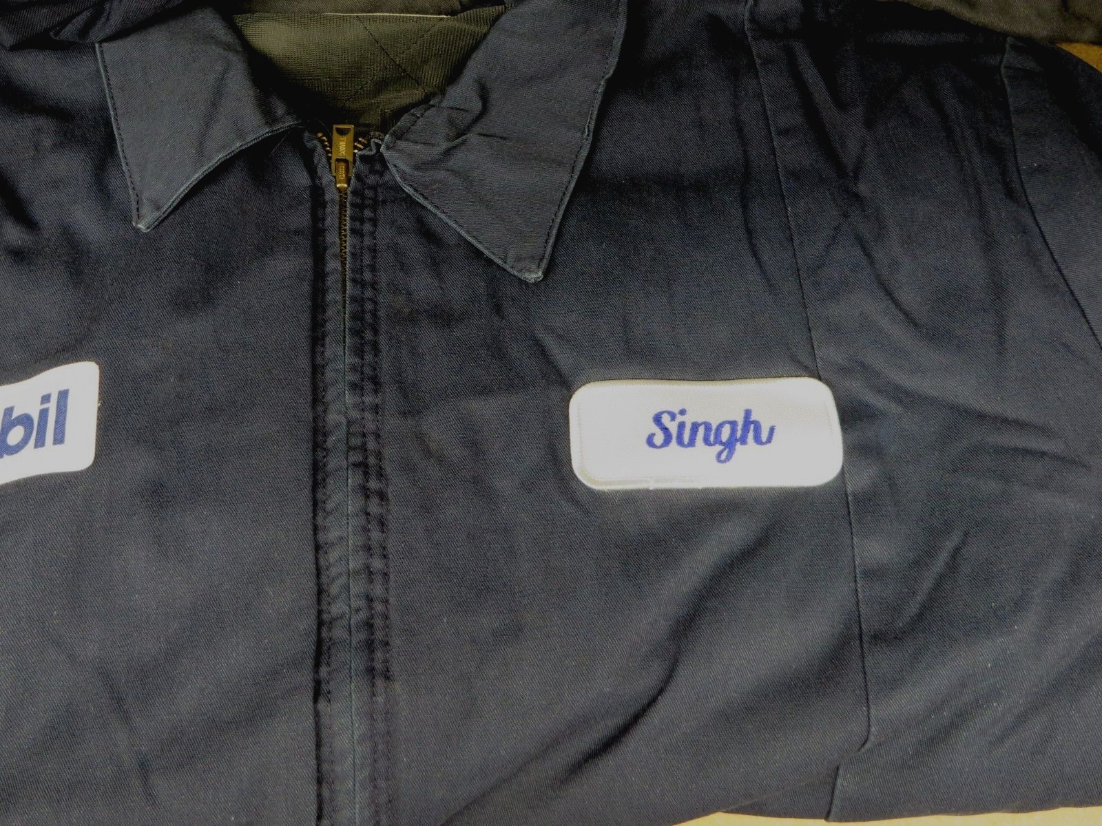 Work Jackets Used Uniform Cintas Unifirst Red Kap Insulated Lined Panel Coat