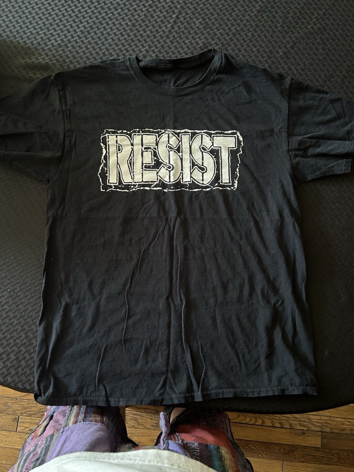 RESIST Shirt Hardcore Gang Green Gorilla Biscuits Youth of Today 7 Seconds GBH