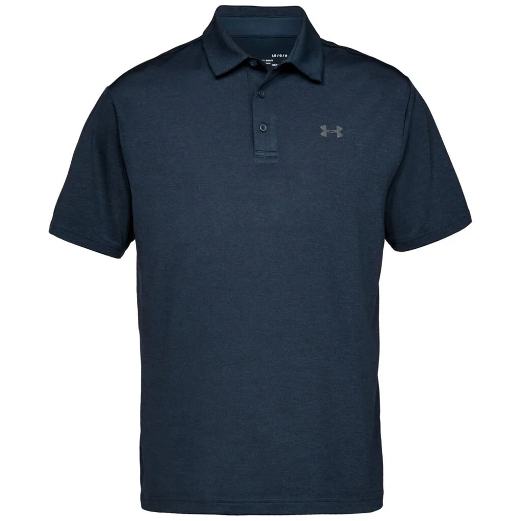 New Under Armour Mens Large Navy Light Loose Academy Playoff 2.0 Polo 1327037