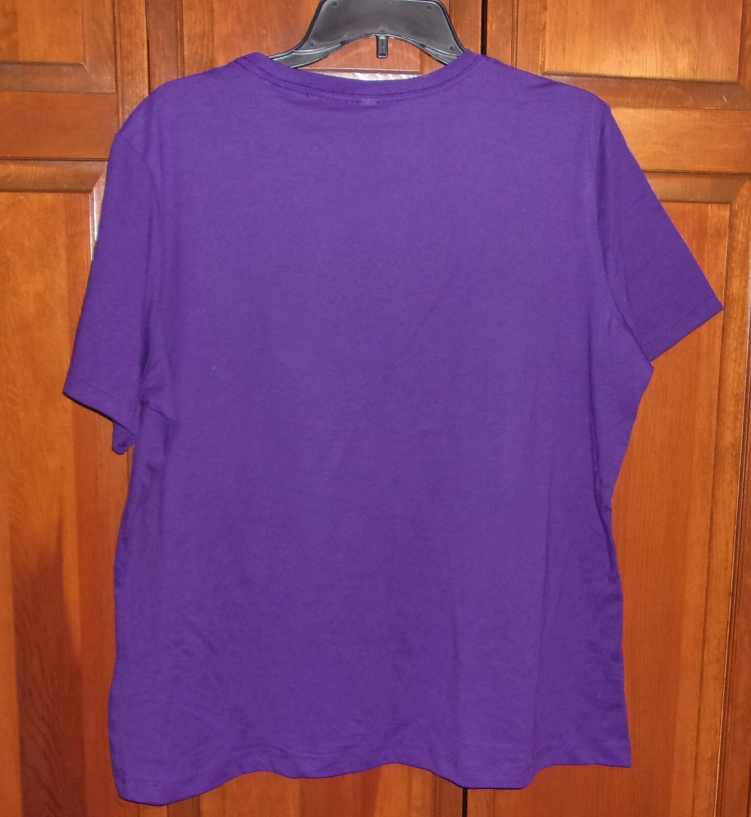 Bella+Canvas Short Sleeve Knit Top – 100% Cotton SOFT Airlume Jersey Purple XL