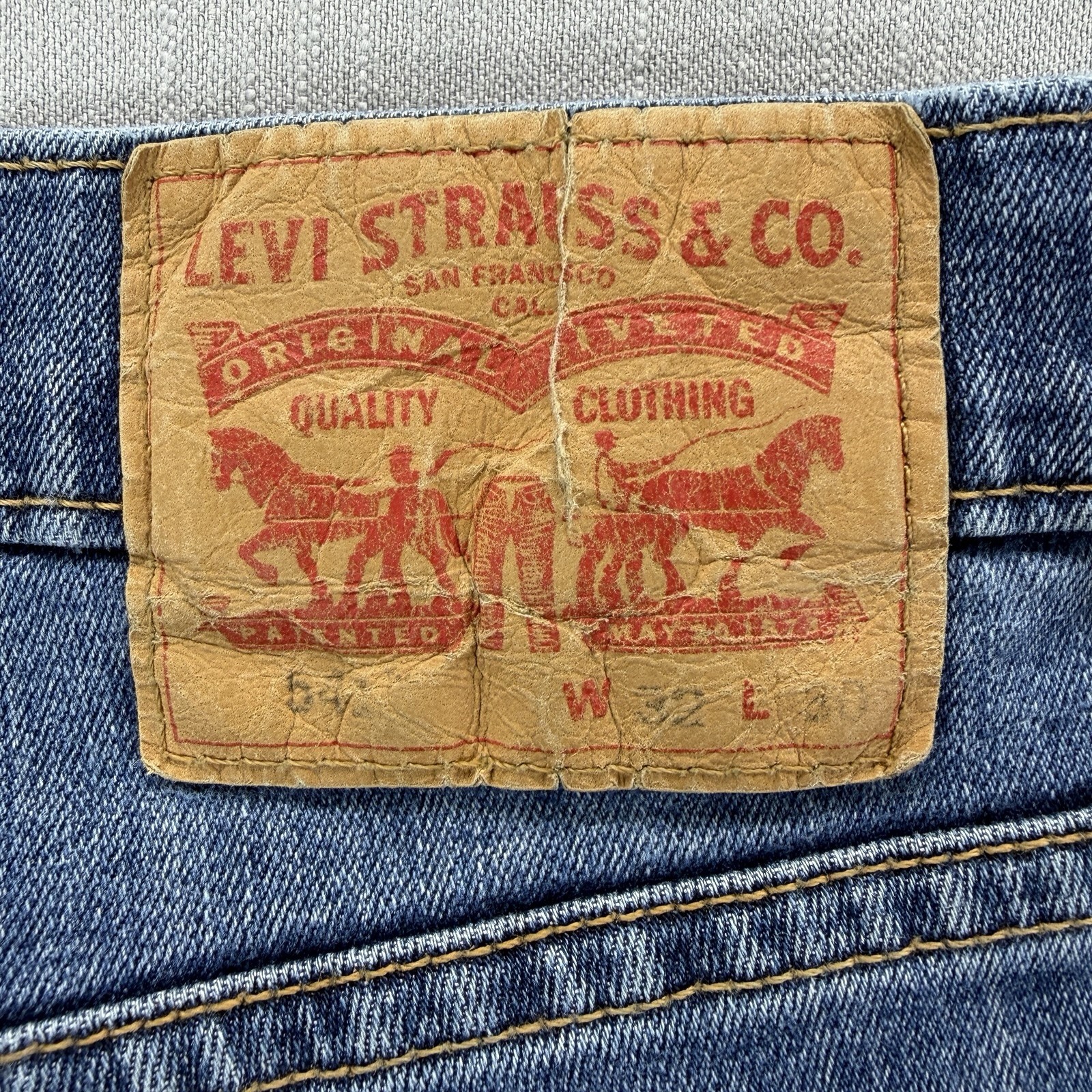 Levi’s 511 All Seasons Tech Men’s Jeans W32 L30 Slim Fit Stretch Blue Denim