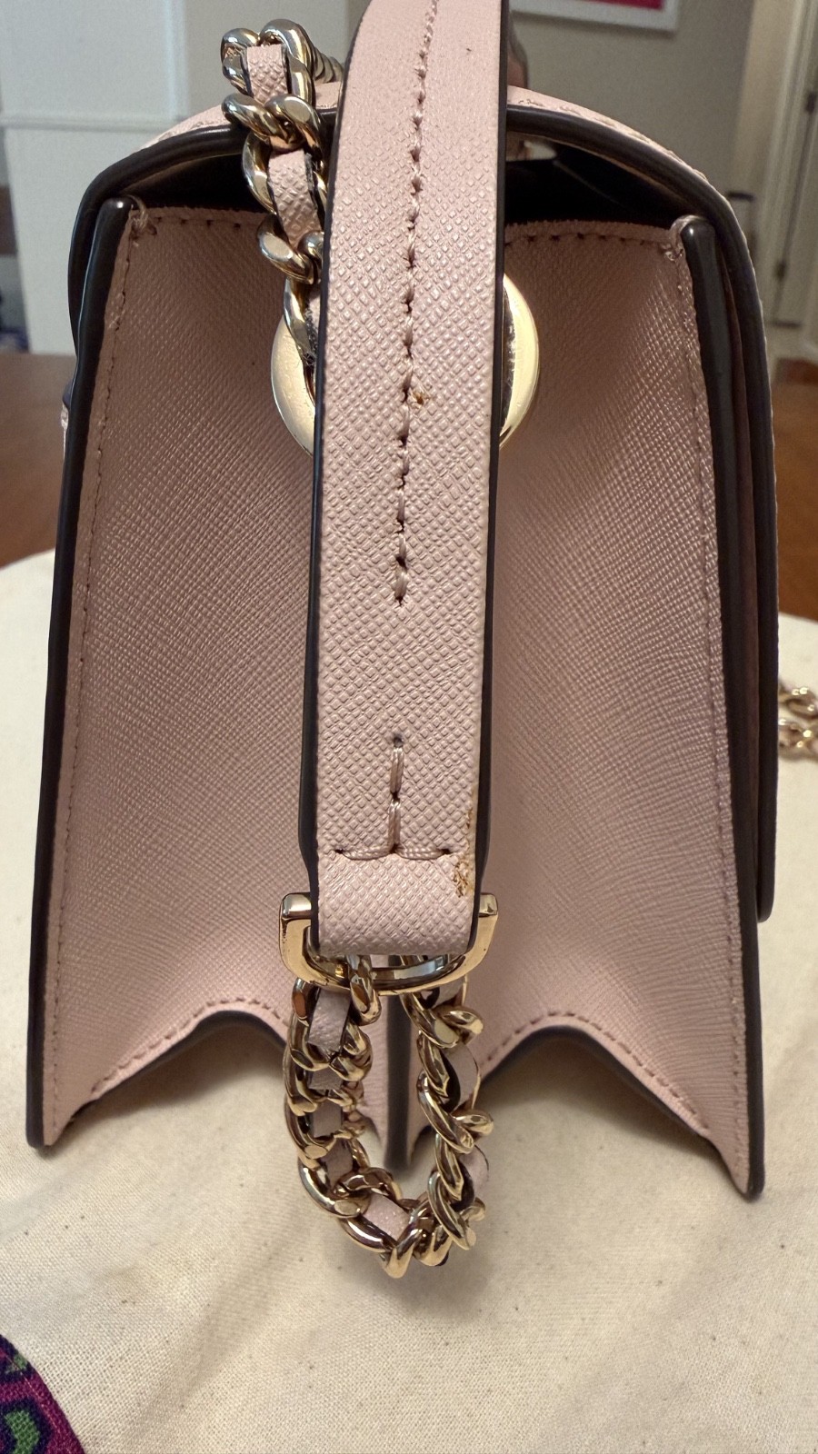 Tory Burch Robinson Convertible Shoulder Bag – Crossbody – Shell Pink