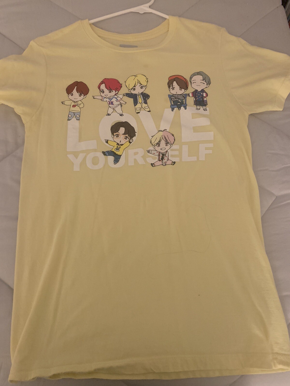 BTS Tinytan Shirt Medium New Hot Topic