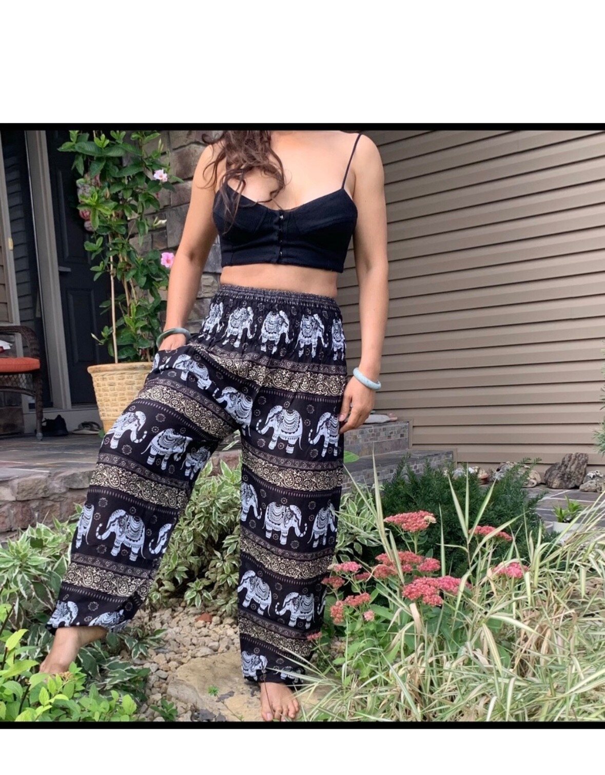 Yoga Trousers Pant Rayon Patchwork Harem Pants Boho Hippie Harem Pants