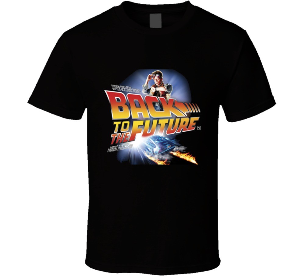 Back To The Future Michael J Fox Retro 80’s Movie T Shirt