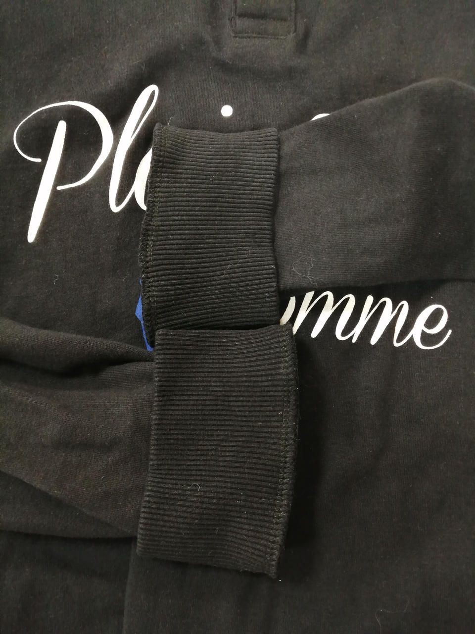 PLAIN JANE HOMME Polo Shirt Black Used