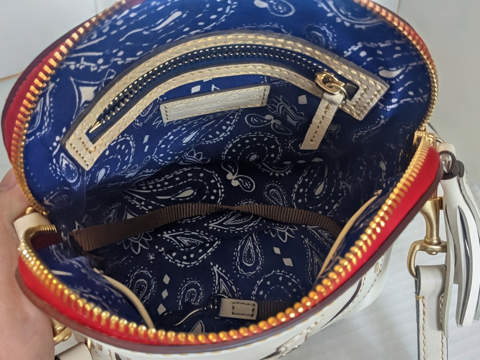 Dooney & Bourke Black Western Horseshoe Crossbody