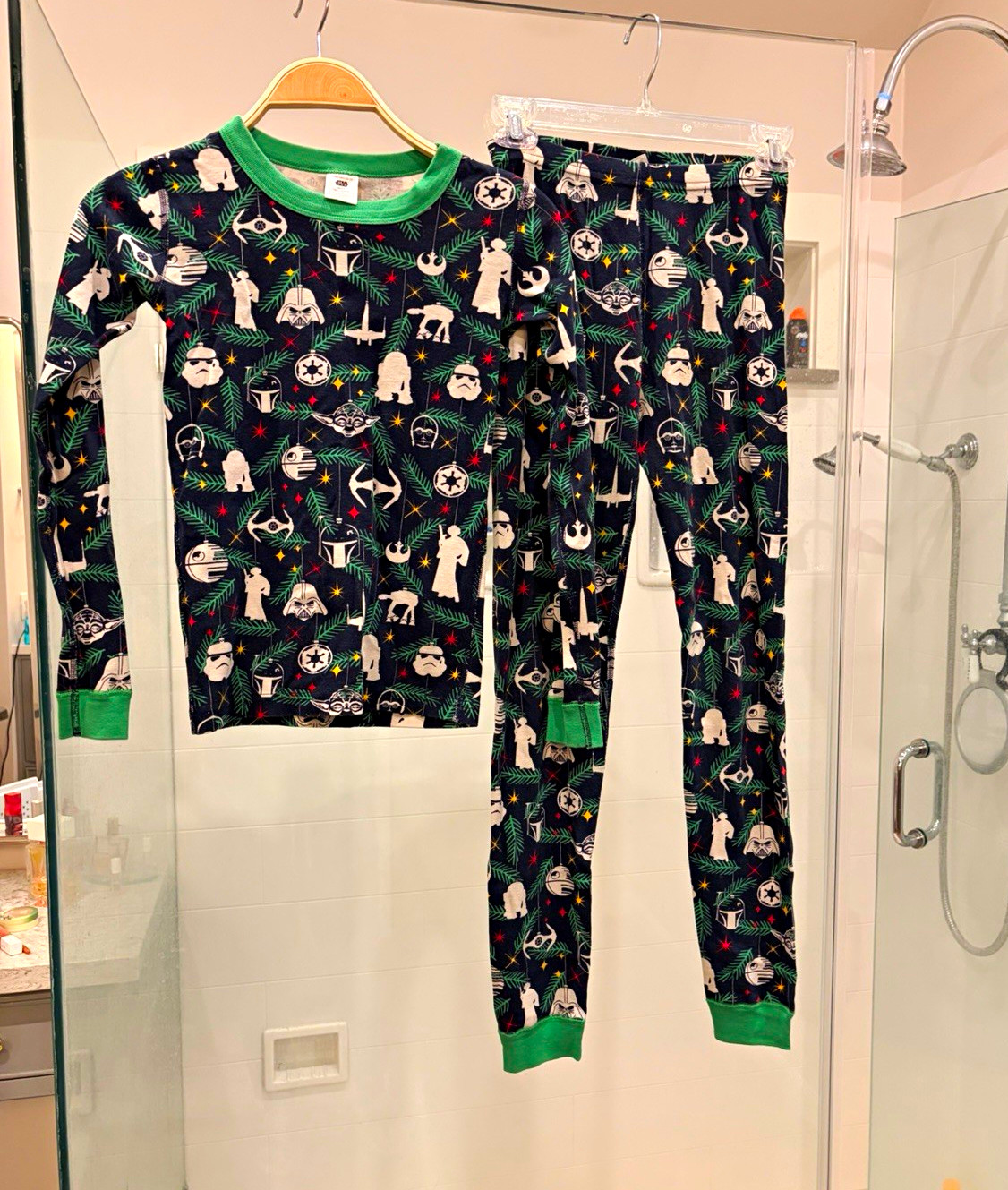 Hanna Andersson Star Wars Christmas 2-Piece Organic Cotton Pajama Set Kids 12