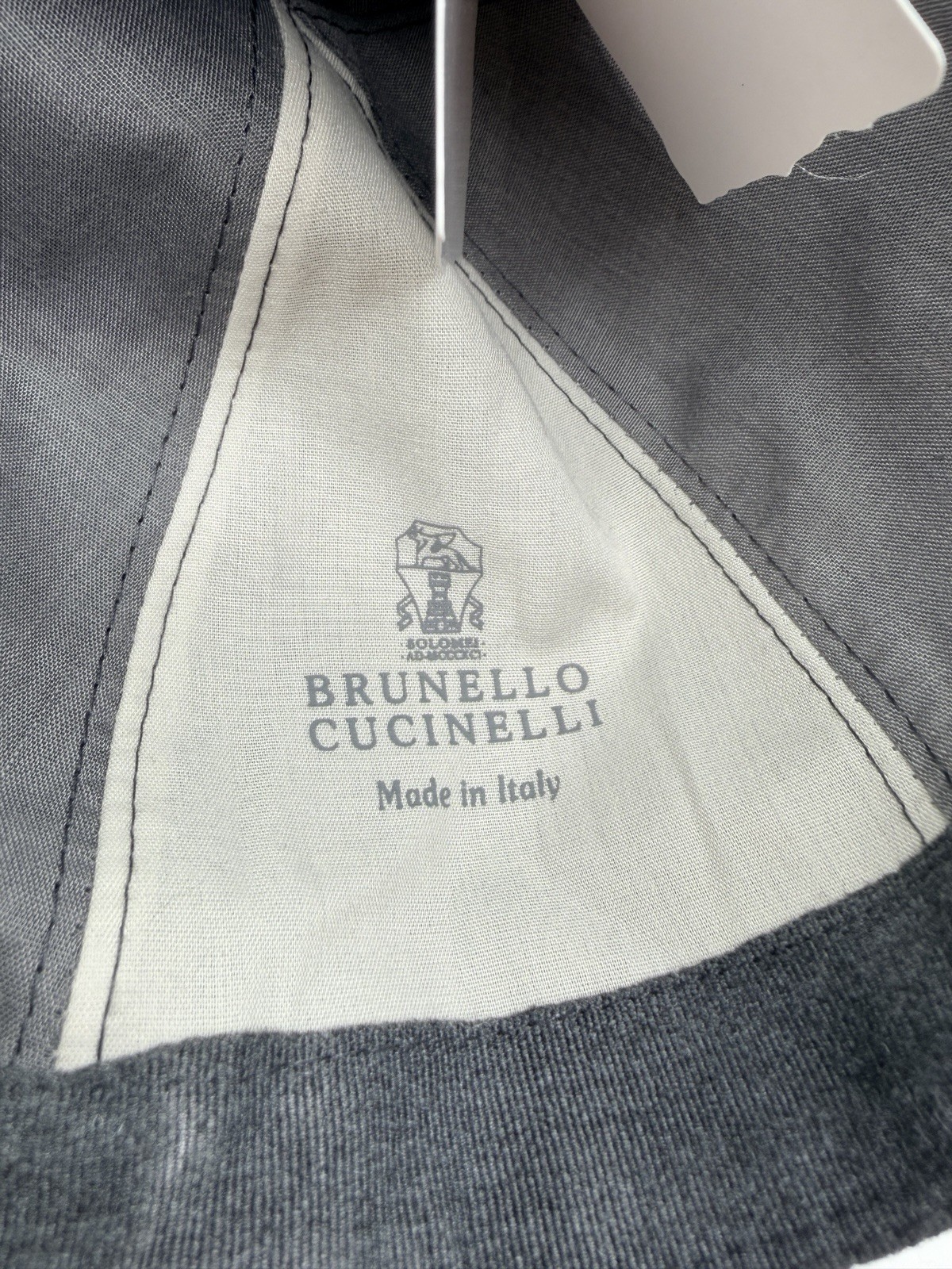 Brunello Cucinelli Men Baseball Cap Taupe Limited Edition