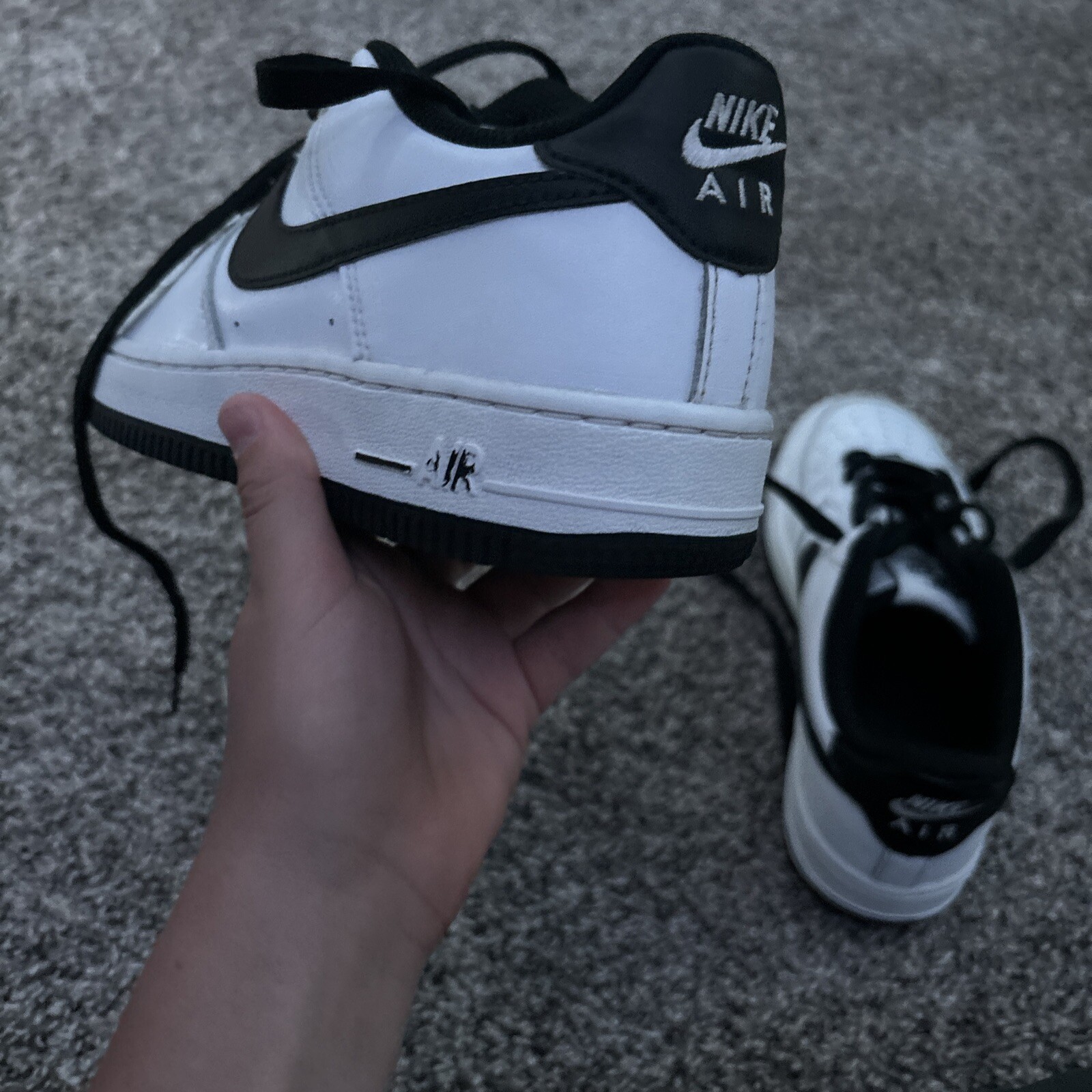 Size 3.5 – Nike Air Force 1 Low White Black