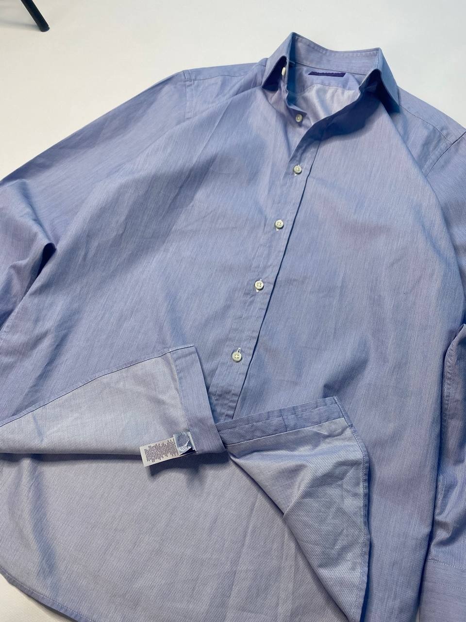 Ralph Lauren Purple Label Men’s Lavender Dress Shirt Long Sleeve Button Up 15.5