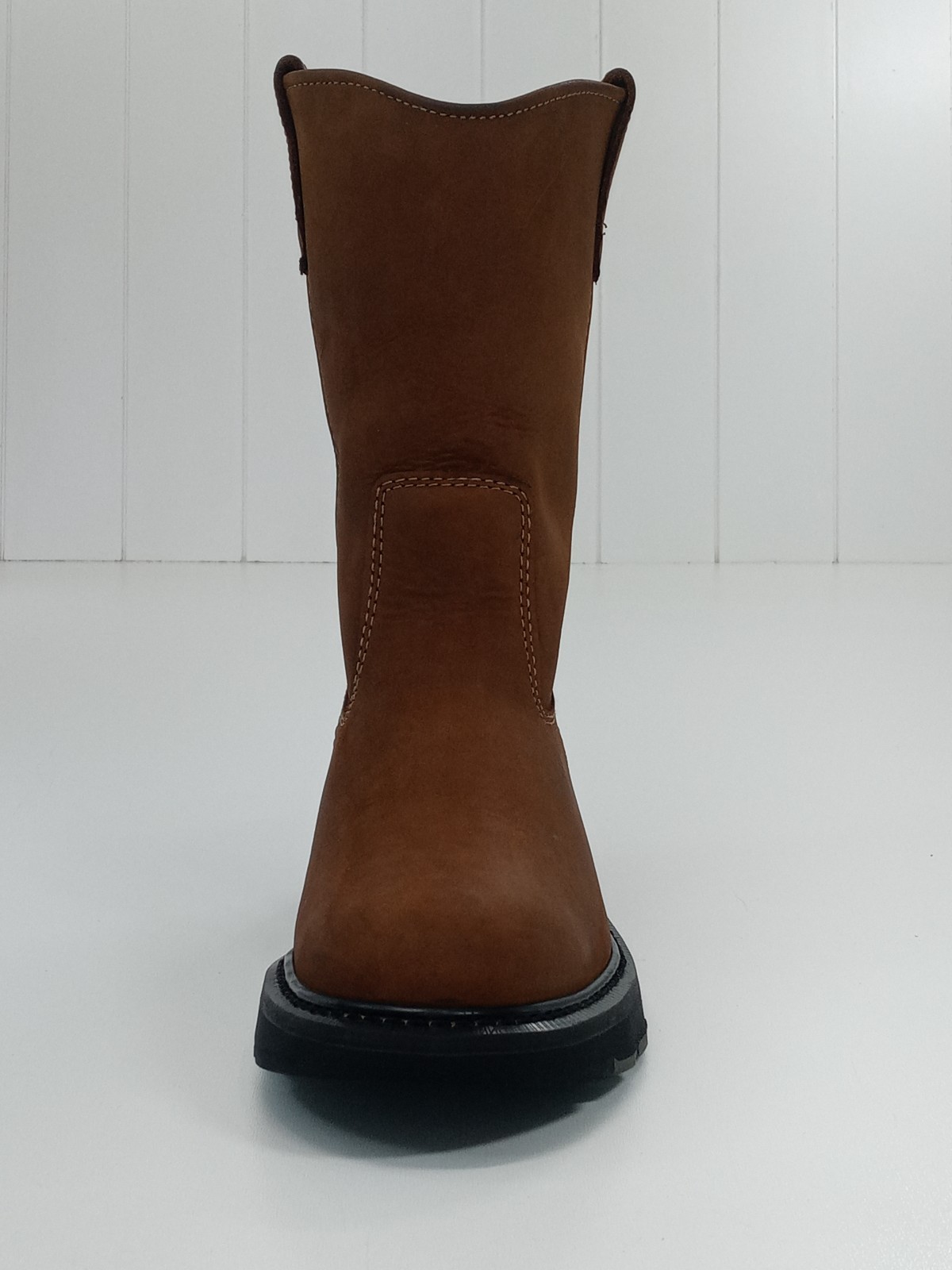 Wolverine Wellington Work Boots Men’s Brown Leather Slip On Size 9.5M