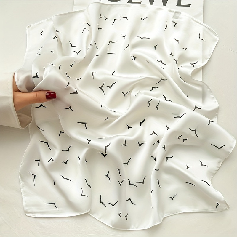 Crafted from Imitation Silk Fabric, This Soft Shawl Is the Perfect Lightweight A