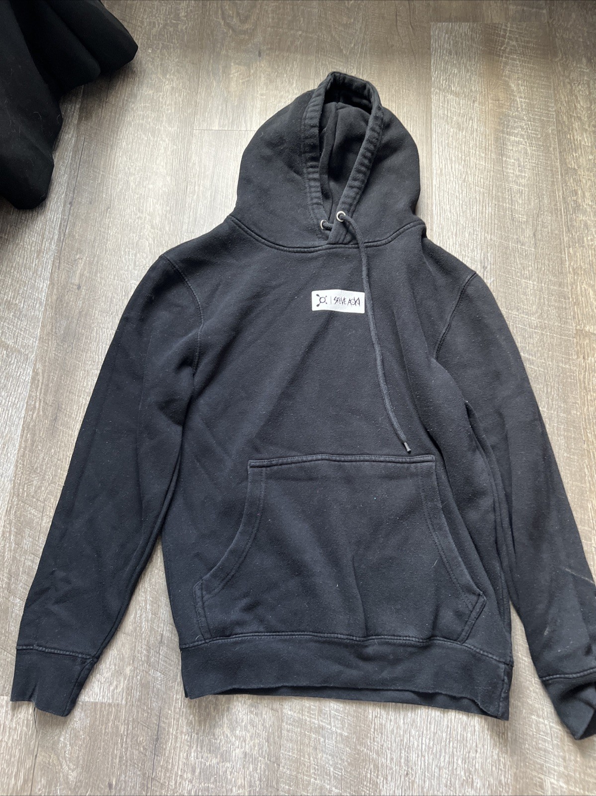Small Steve Aoki Black Hoodie Sweater Men’s Dj Sad Face
