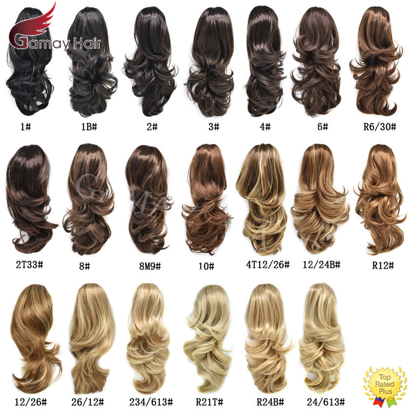 Claw Clip Ponytail Hair Extensions Real As Human Pony Tail Long Wavy Hairpiece