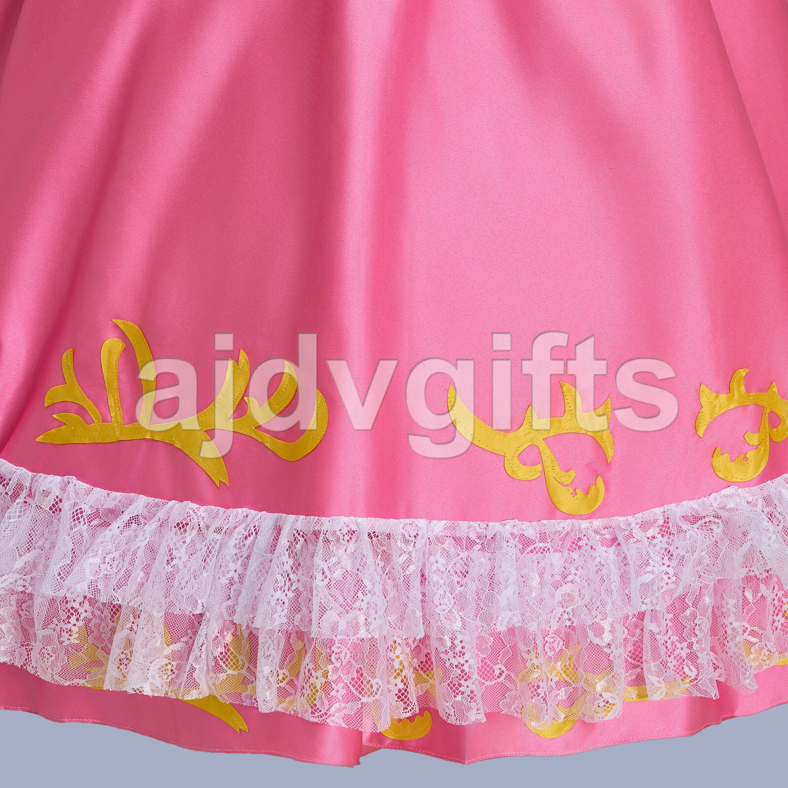 Princess Peach Costume | Princess Peach Dress for Cosplay & Christmas Parties |