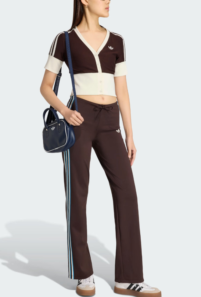 Adidas Originals Slouchy Straight Pants Women’s Lifestyle Casual AsiaFit KW4554