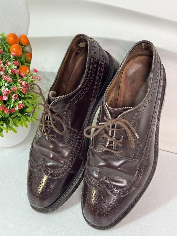 mens goodyear heels brown leather 42.5