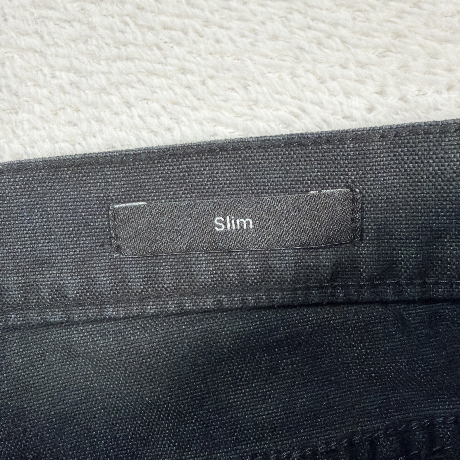 Proof Rover Men’s Slim Tapered Canvas Pants 34×32 Black Denim Workwear