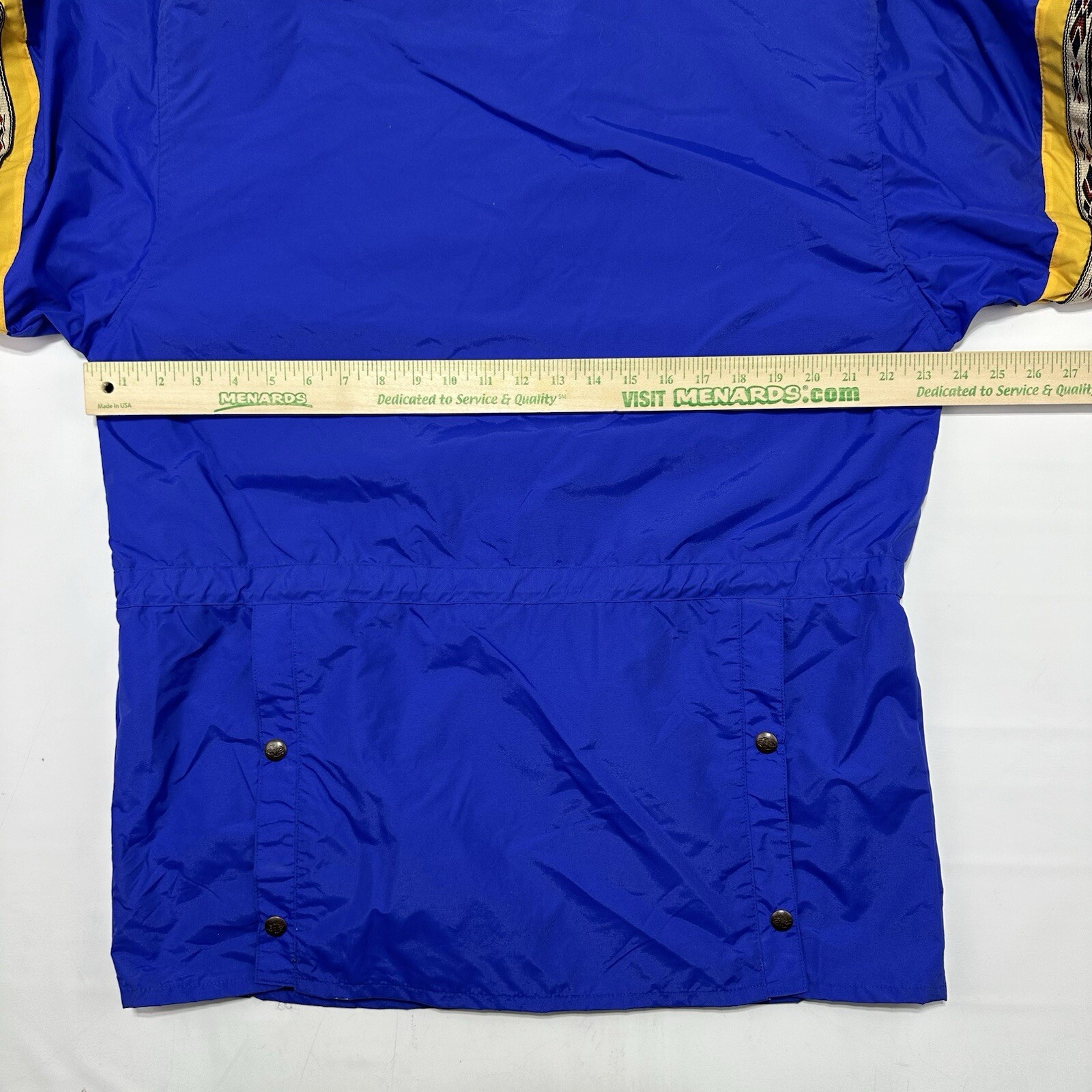 NEW Vintage Outback Trading CO Performance Waterproof Rain Jacket Size M Blue