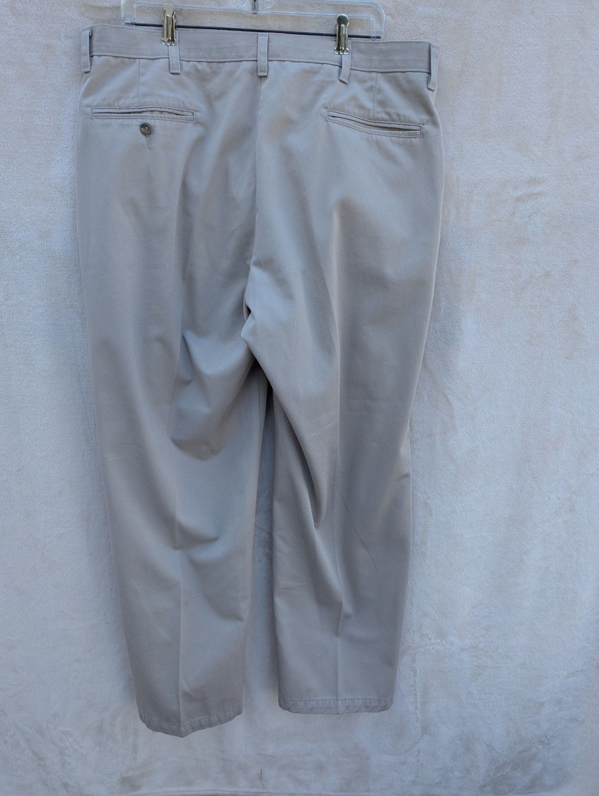 Wrangler Five Star Premium Khaki Pleated Trousers