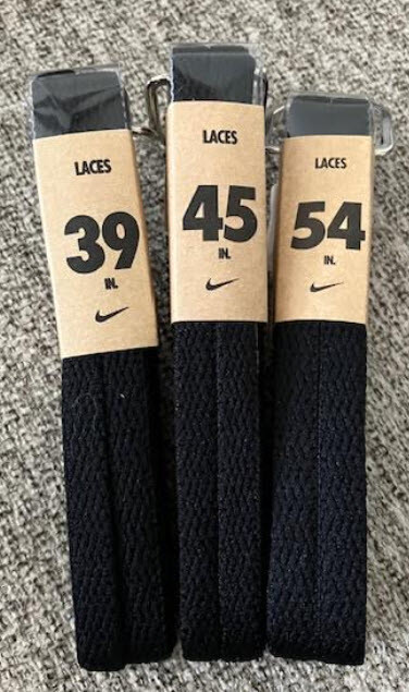 New Converse & Nike Black White Yellow Purple Blue 54 45 39 36 27 Inch Shoelaces