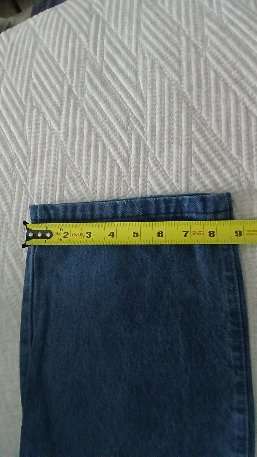 Vintage Calvin Klein Jeans Mens 34 x 28 Blue Rinse Relaxed Fit Made in USA Union