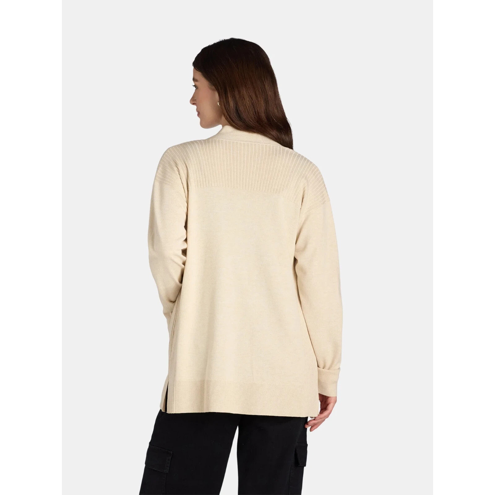 Time and Tru Women’s Open Front Cardigan Sweater Lightweight with Pockets XS-XXL