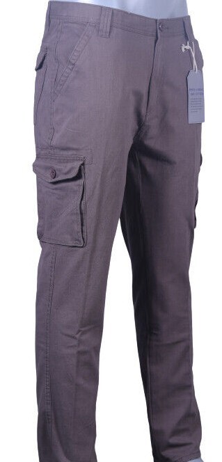 Mens Cargo Combat Slim-fit Pants Work Trousers Size 28 to 52 Black Navy & Olive