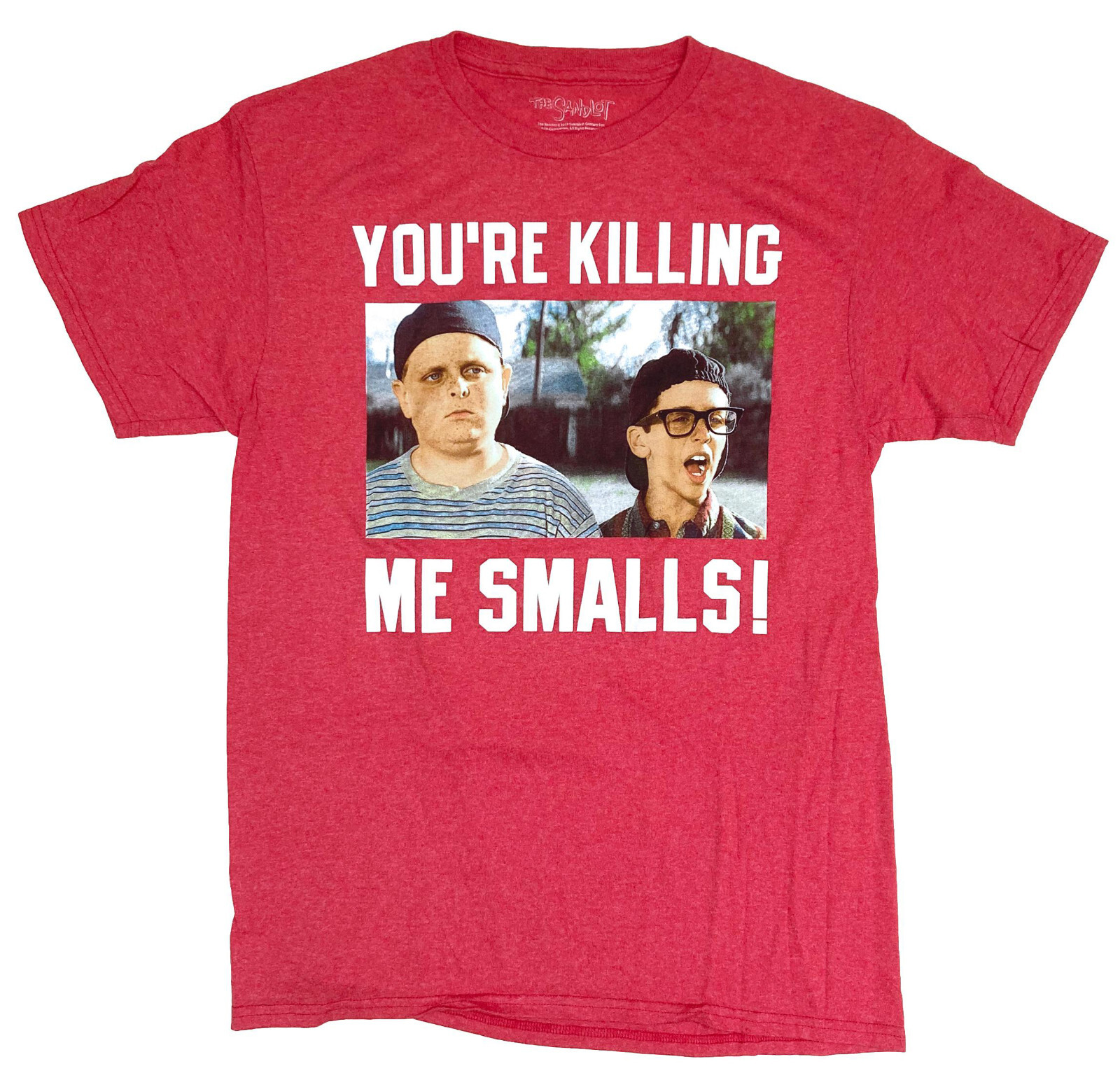 Sandlot You’re Killing Me Smalls Men’s Red Heather T-Shirt New