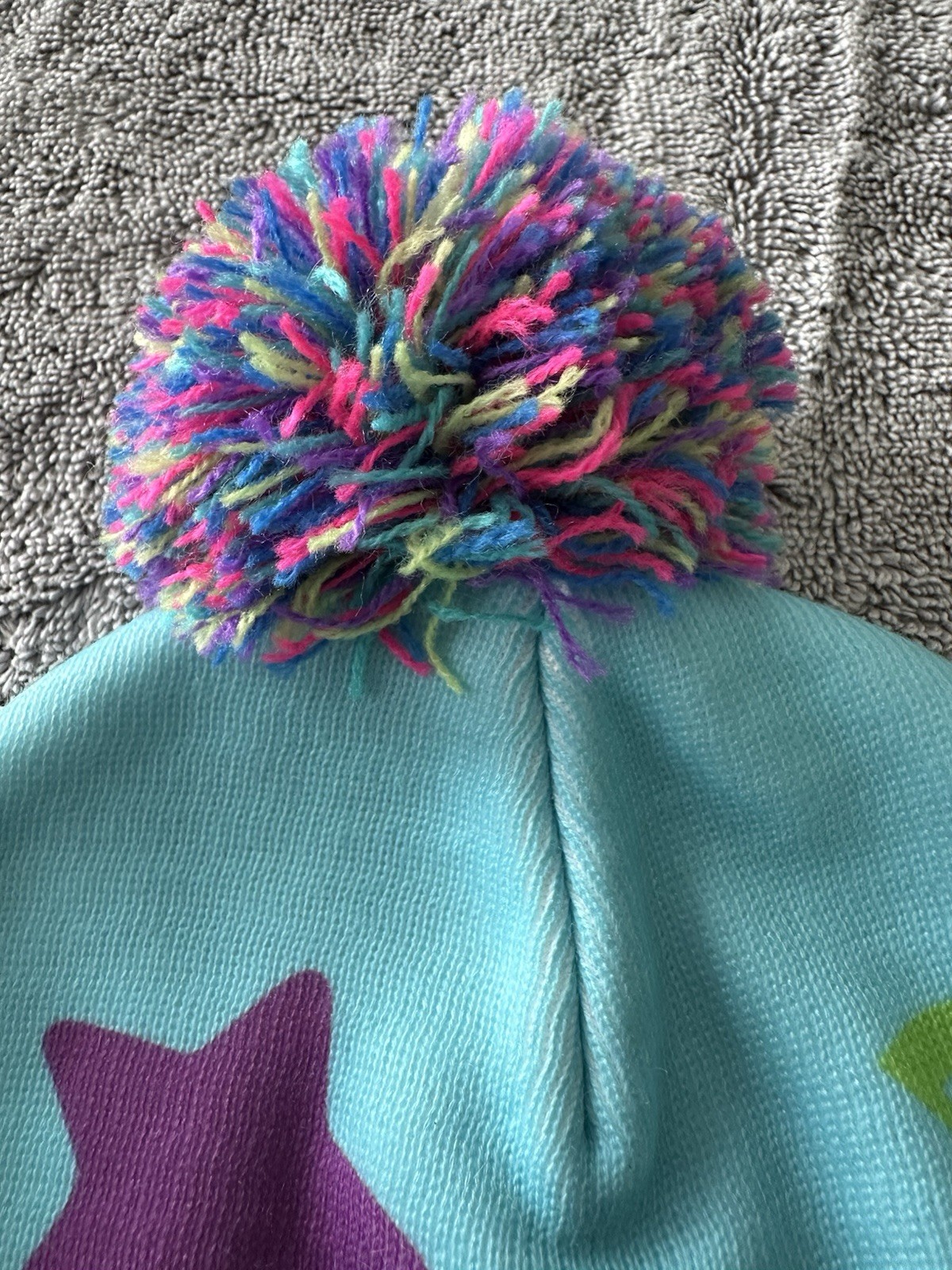 Trolls Band Together Winter Beanie Hat One Size Kids/Youth Brand New Fluffy Top