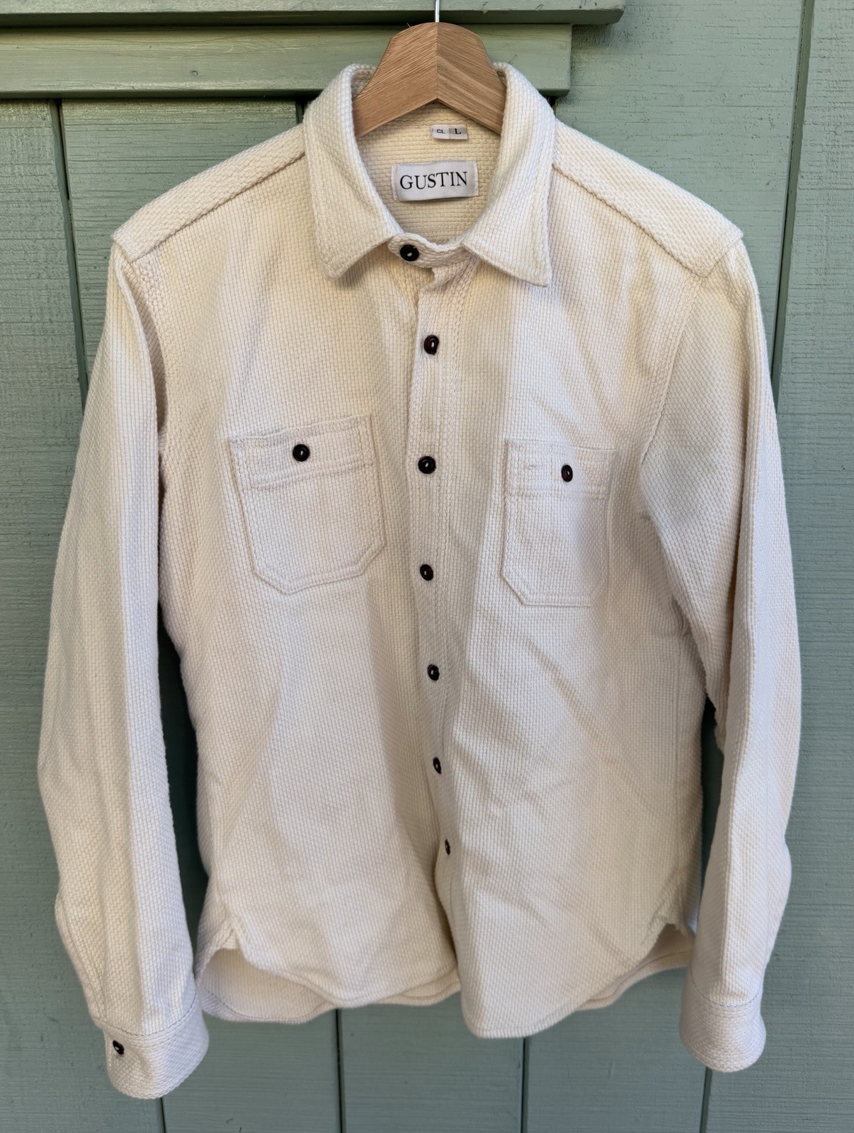 Gustin #145 MONSTER SASHIKO WORKSHIRT, Size, Classic Large