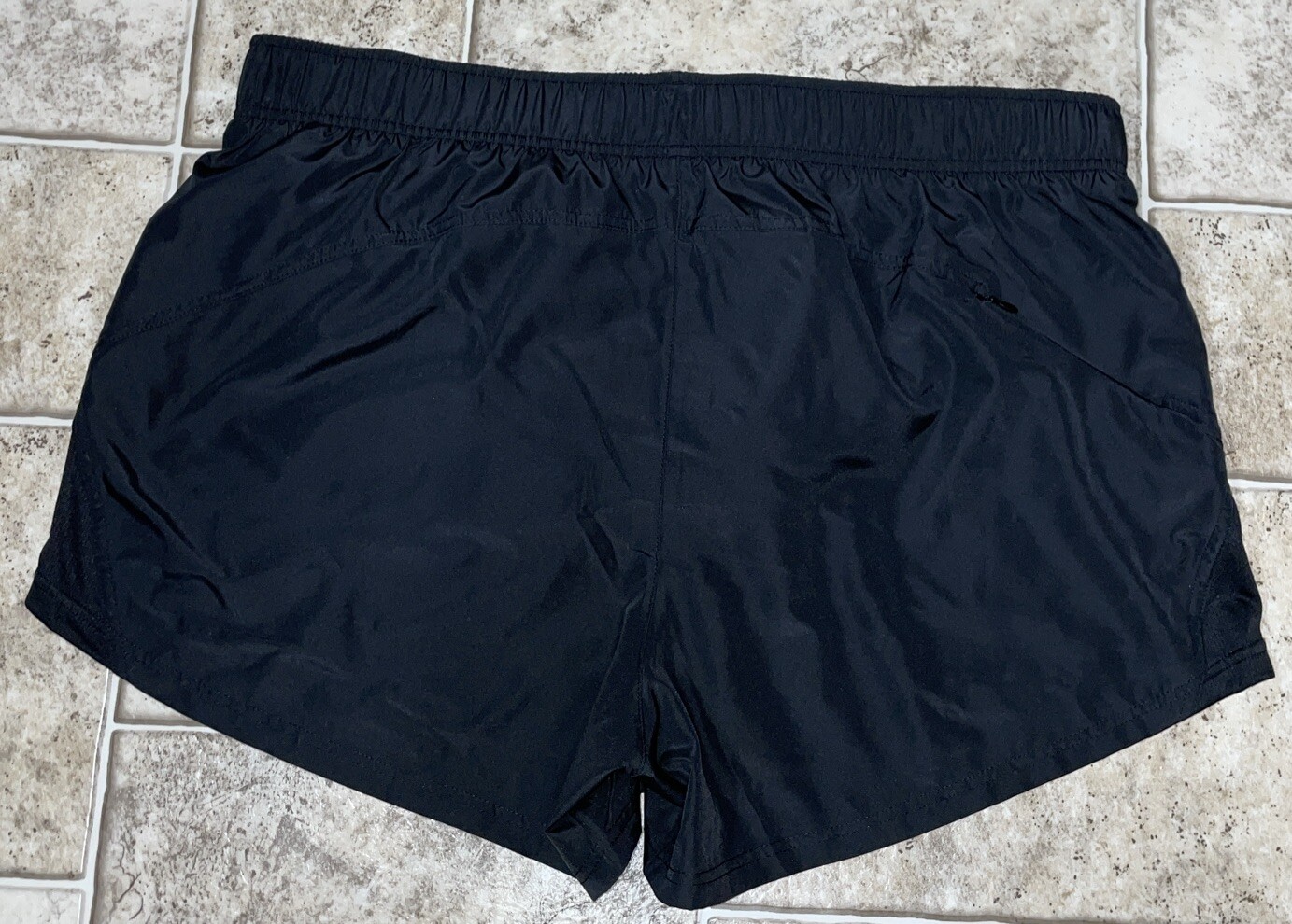 Womens Exercise Shorts Athletic Works Black Running Gym Size Medium 8-10