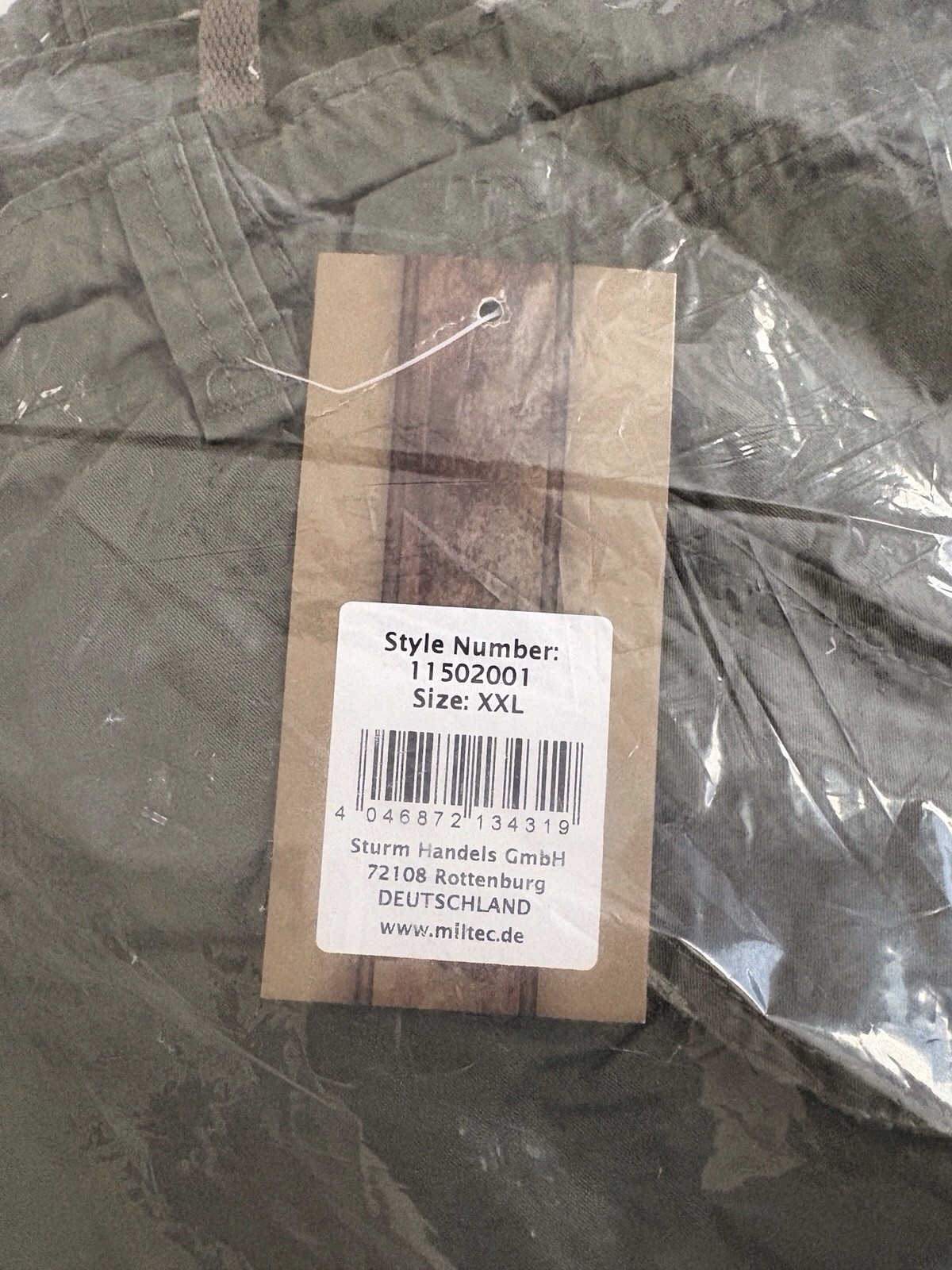 Military Mil-Tec Multi Pocket Tactic Cargo Pants OD Green 2XL 11502001 NWT Army