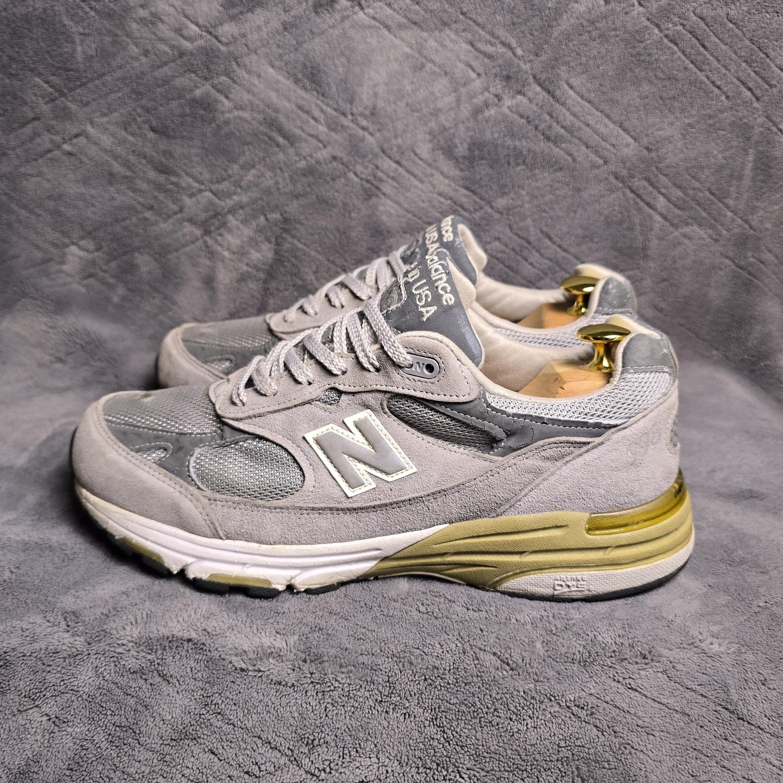 New Balance 993 Shoes Mens Size 8 4E Wide Gray Made USA Running Sneakers MR993GL