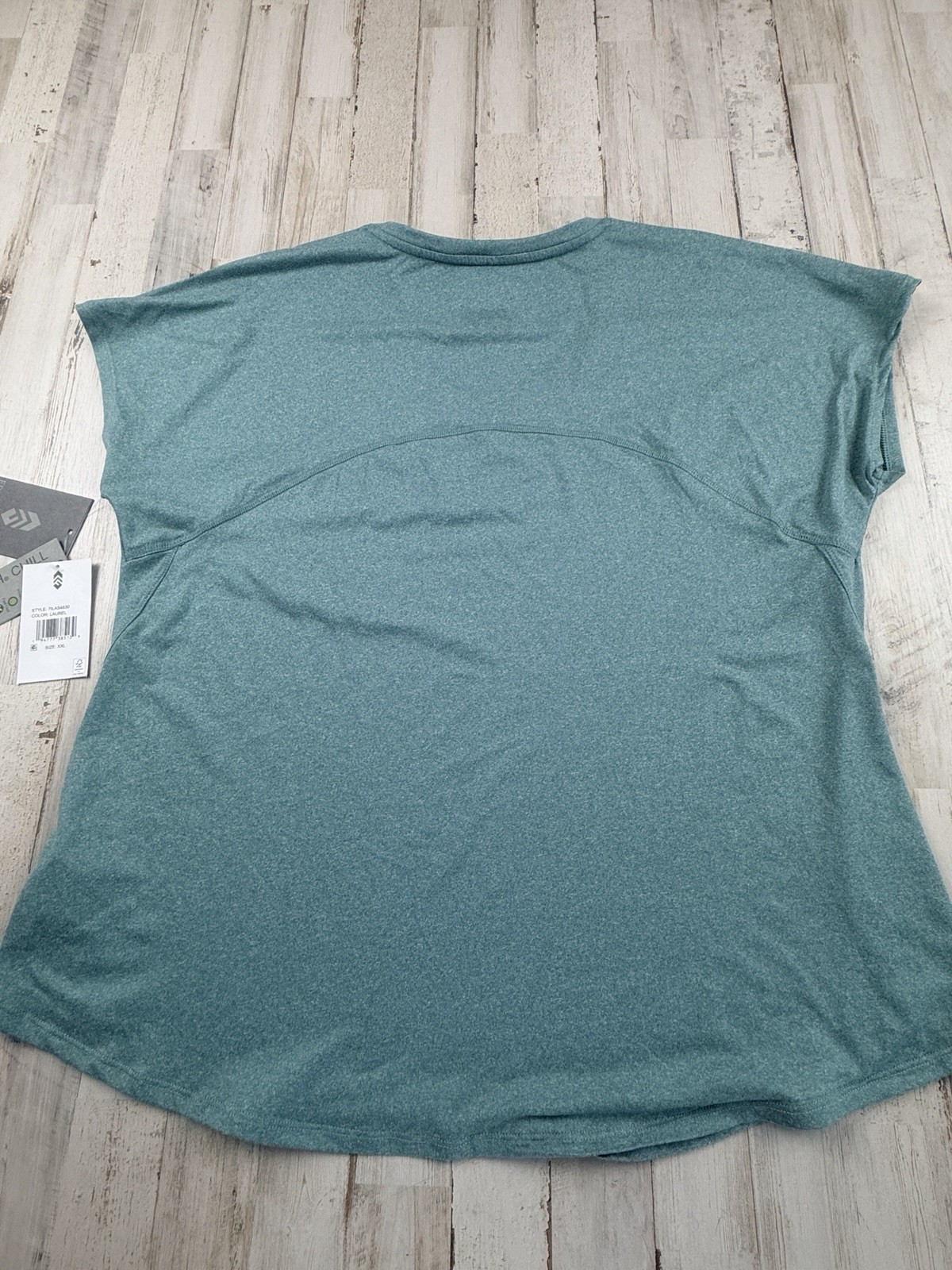 Free Country MICROTECH CHILL Laurel Short Sleeve Green Women’s XXL NWT Fast Ship