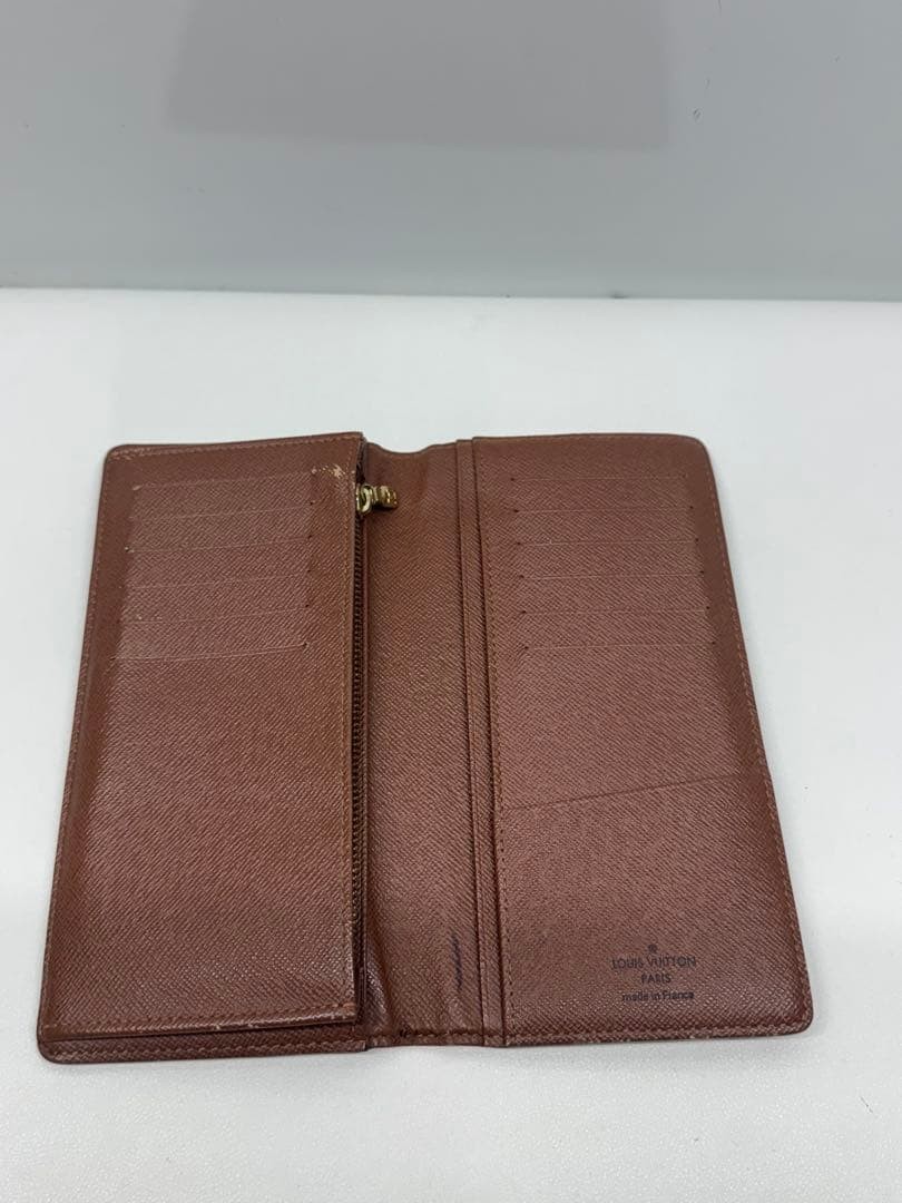 Louis Vuitton Monogram Portefeuille Brazza Long Wallet M66540 L7.5in W3.5in Card