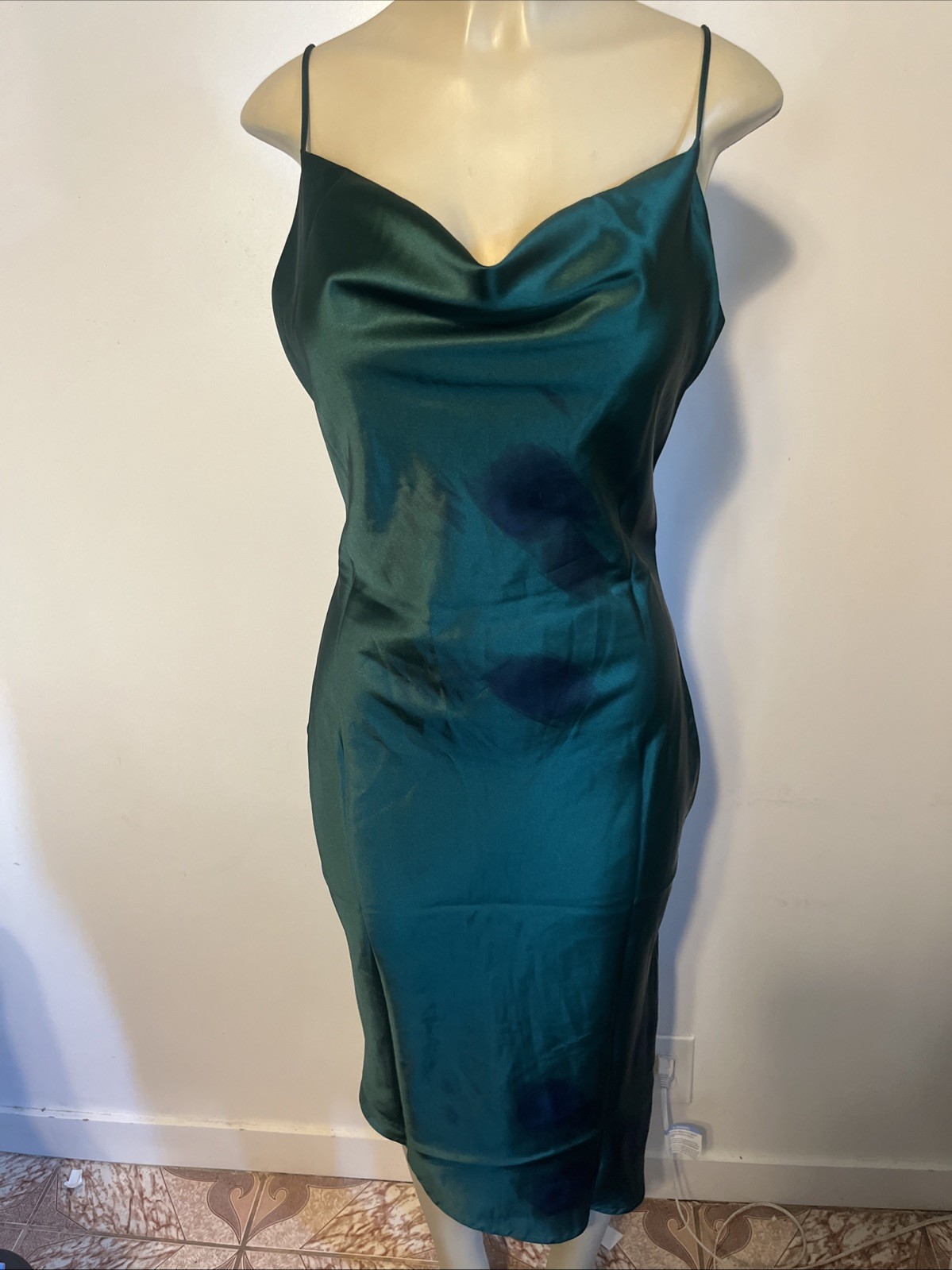 Petal & Pup Midi Dress Size 2 Emerald Green Sleeveless