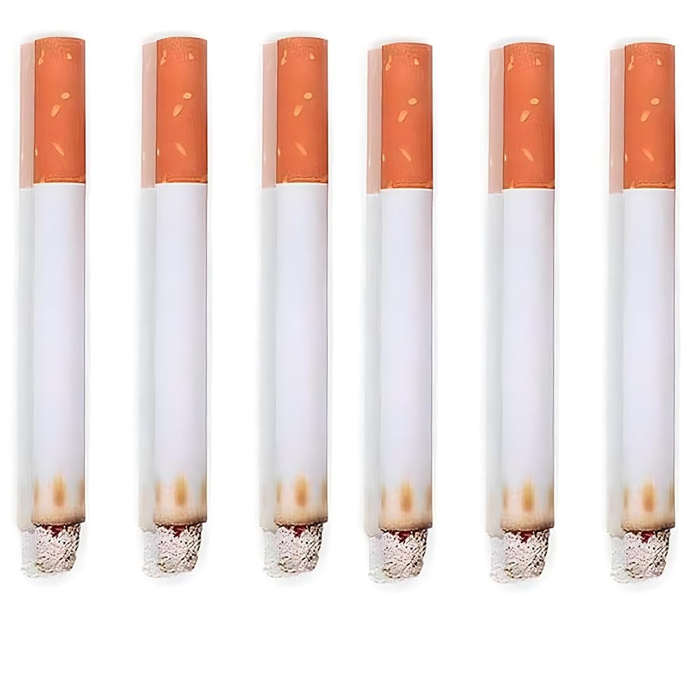 Fake Puff Cigarettes Costume Accessory – 3.25″, 6 Count – One Size, White