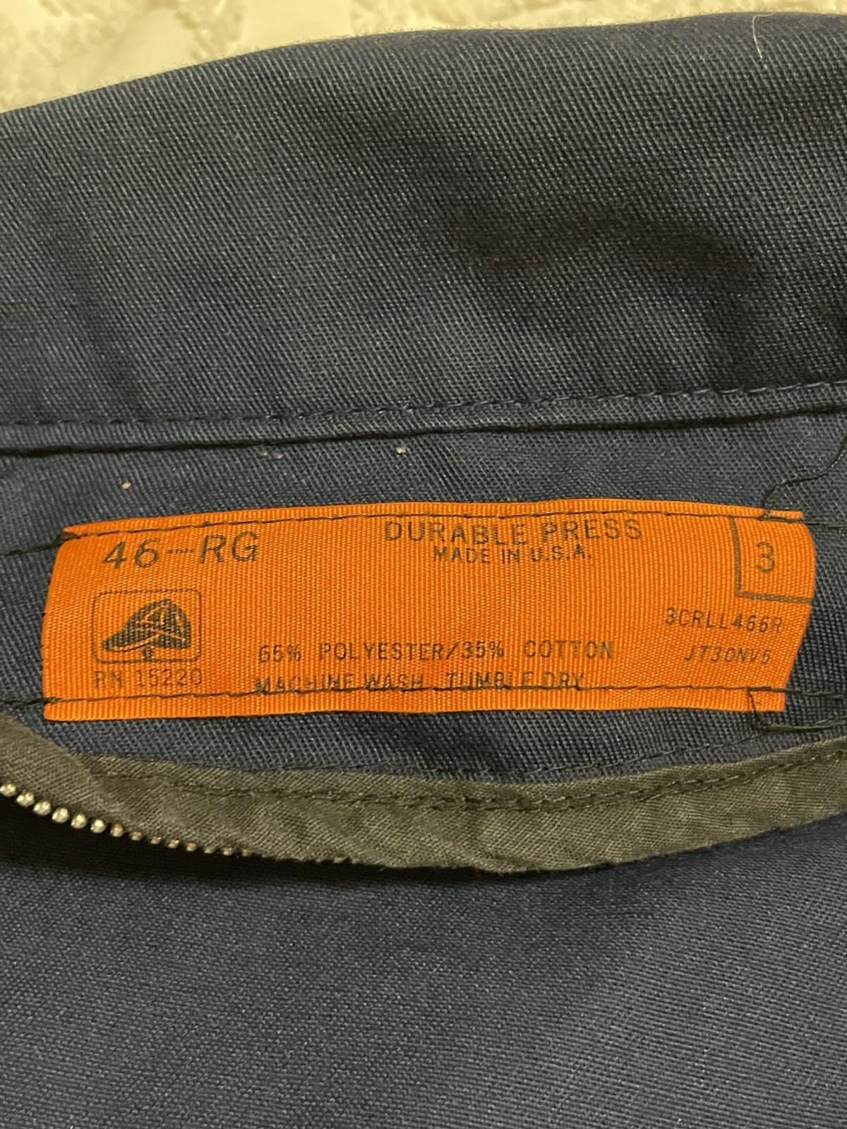 Vintage USPS Mail Carrier Full Zip Jacket Quilted Liner Not Available Sz 46 R