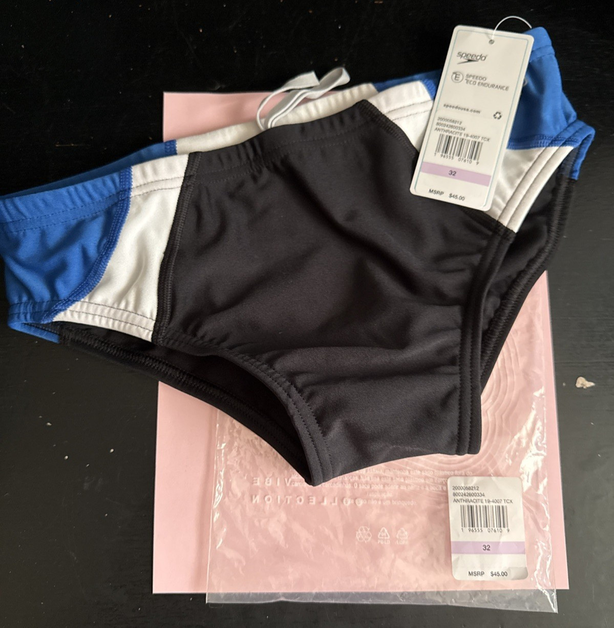 NWT! SPEEDO Eco Endurance VIBE COLLECTION Swim BRIEFS ~ 28 / 30 / 32 / 34 / 38