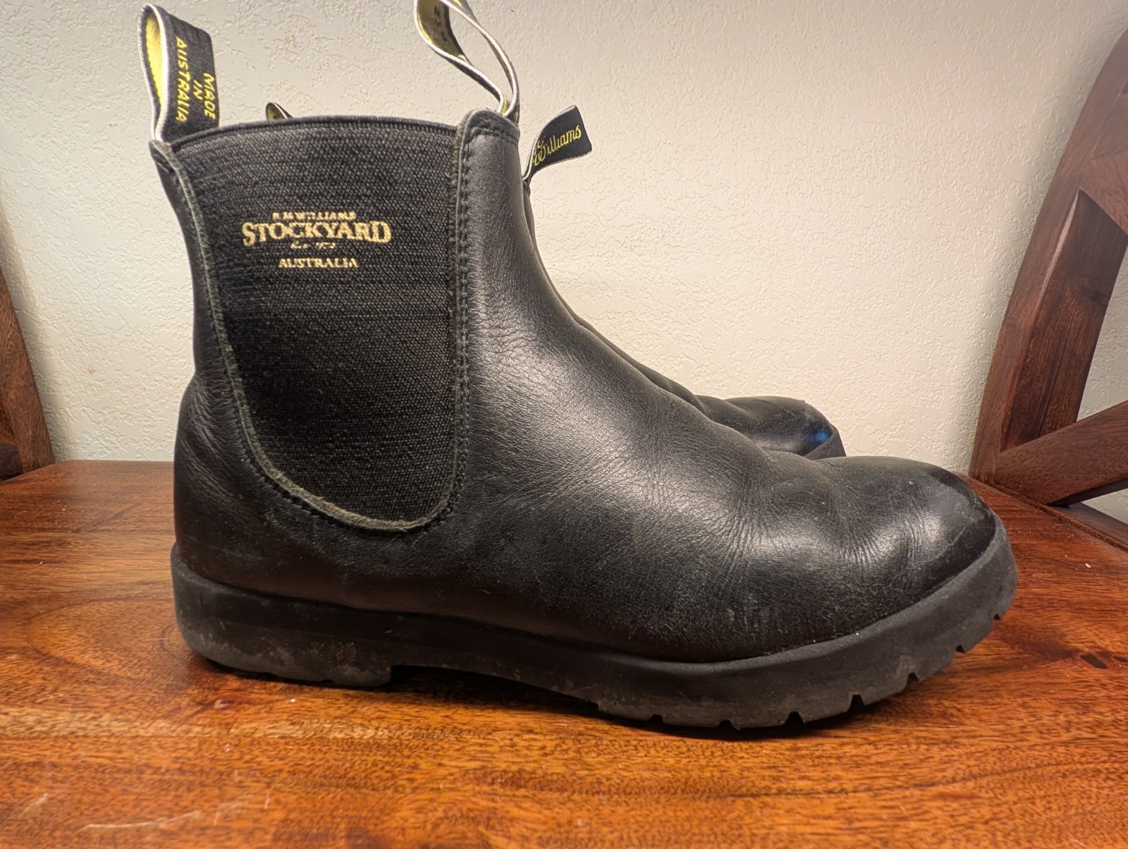 R.M. Williams Stockyard Chelsea Leather Boot Men’s 6.5AU/7.5 US