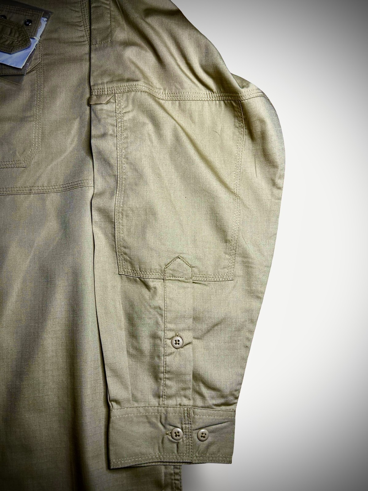5.11 Tactical Taclite Pro Long Sleeve Shirt Men’s Ripstop Vented Patch Removed