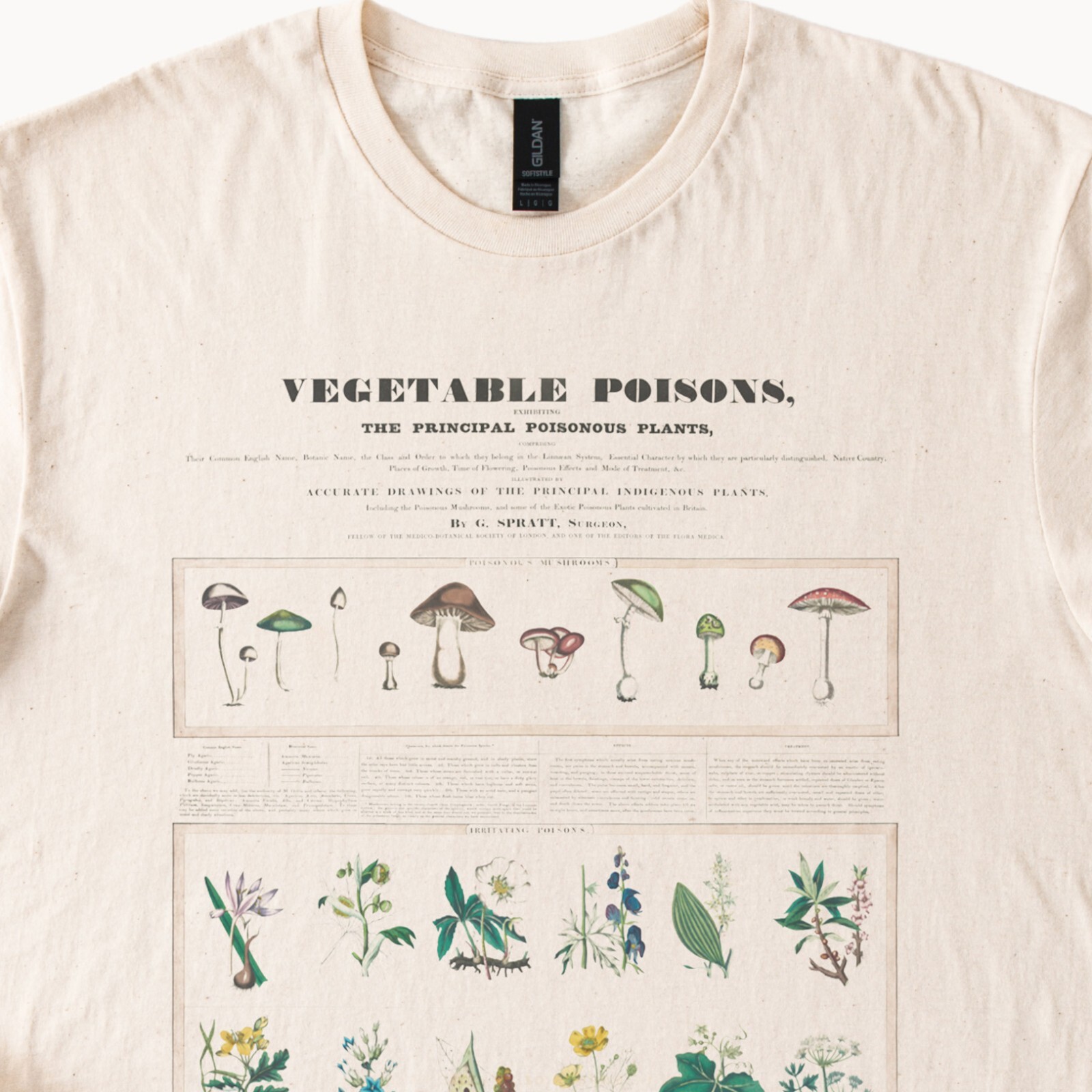 Poisonous Plants Tee Botanical Graphic Shirt