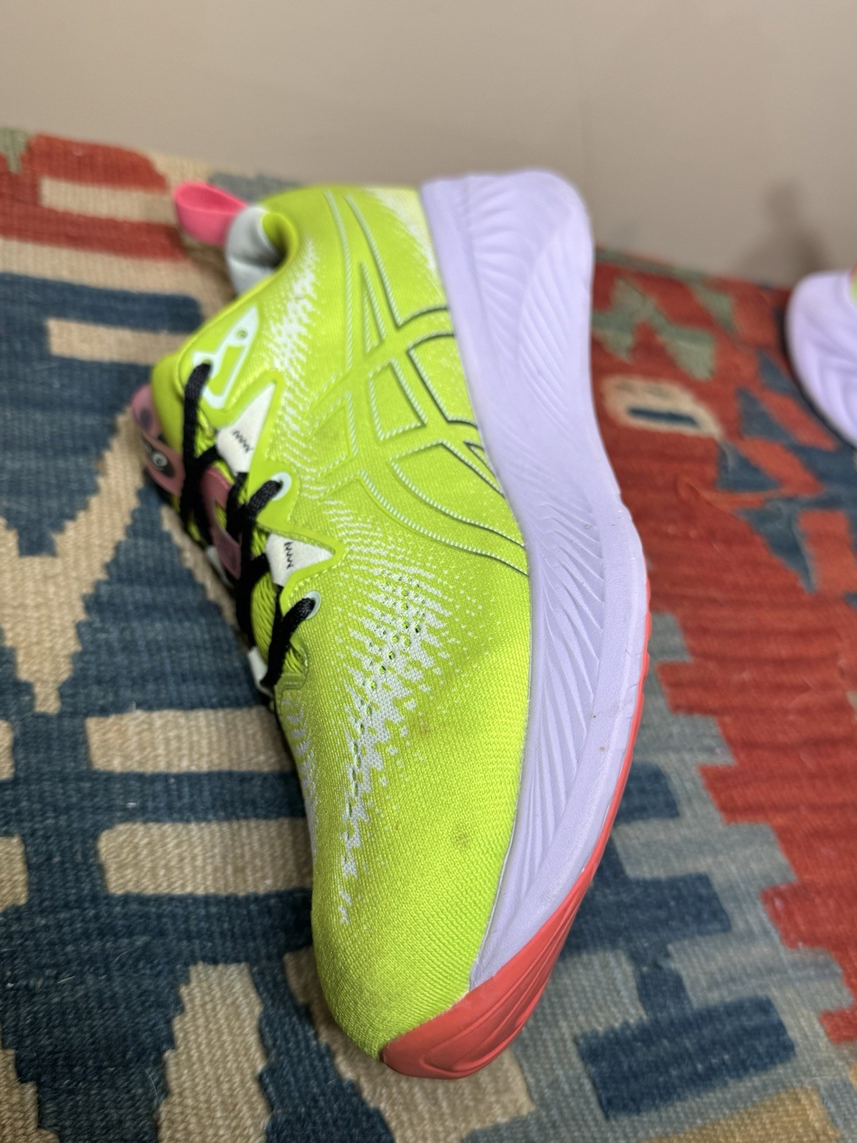 ASICS Gel Cumulus 25 ‘Lime Zest’ Men’s Size 11.5 1011B621300 Running Shoes