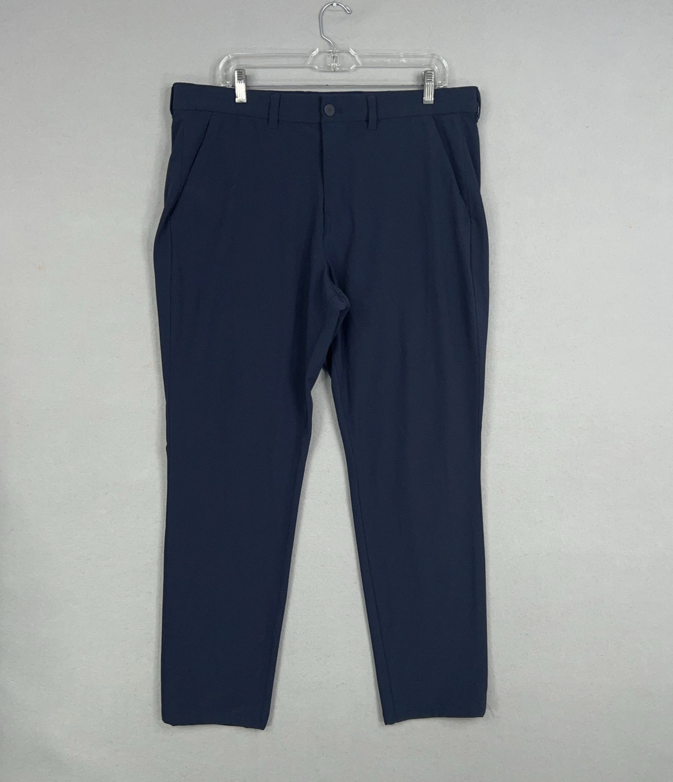 Mizzen Main Pants Mens 36×30 Navy Blue Helmsman Slim Performance Stretch Golf
