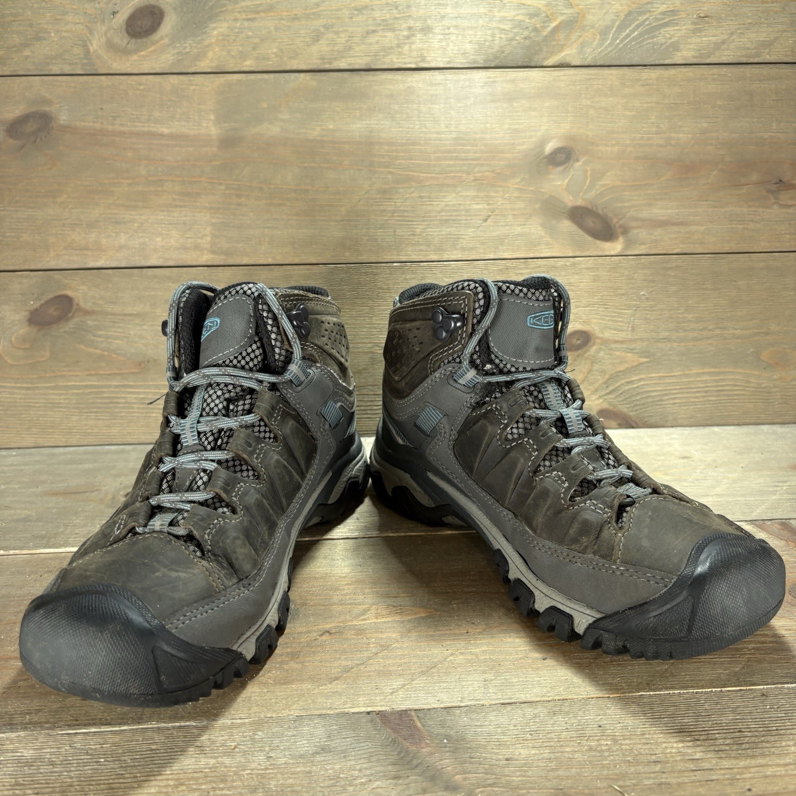 keen targhee III womens size 7.5 shoes brown leather waterproof hiking boots