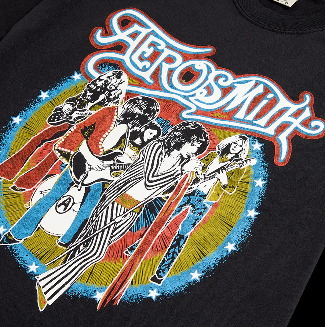 The Legendary Debut Aerosmith band black Unisex Shirt All Size QQ75